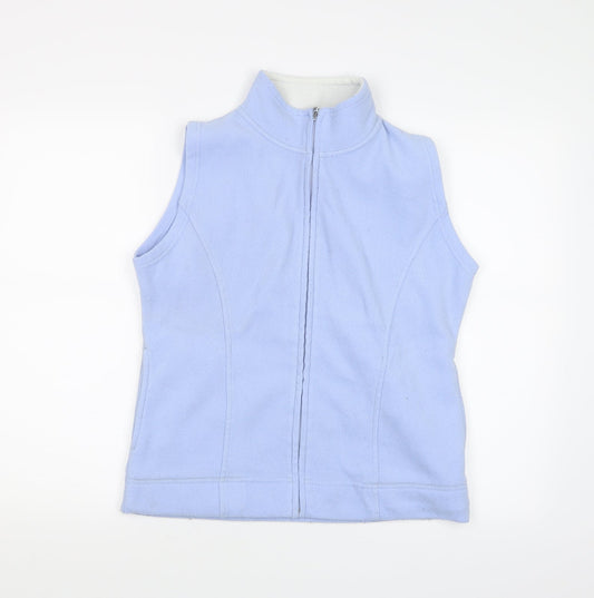 Womens UK Size 10 EWM Blue Gilet