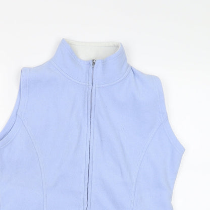 Womens UK Size 10 EWM Blue Gilet