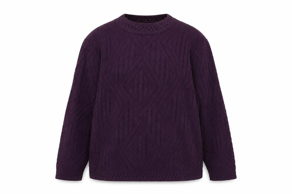 Womens UK Size 14 Berkertex Purple Pullover Jumper