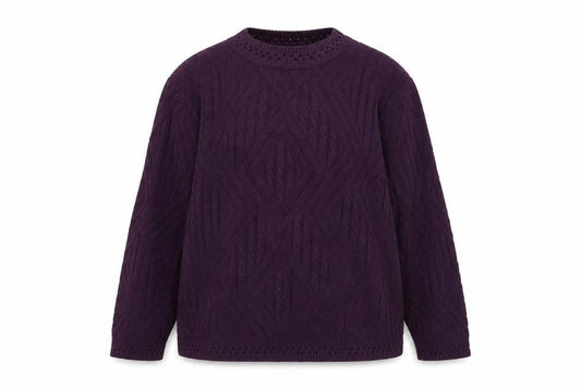 Womens UK Size 14 Berkertex Purple Pullover Jumper