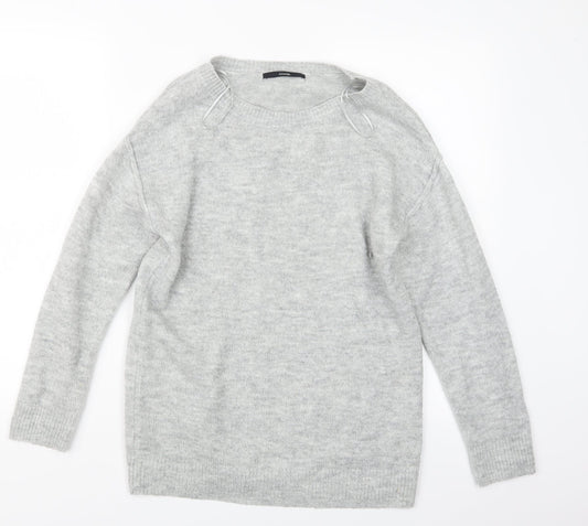 George Womens Grey  Knit Pullover Jumper Size 8