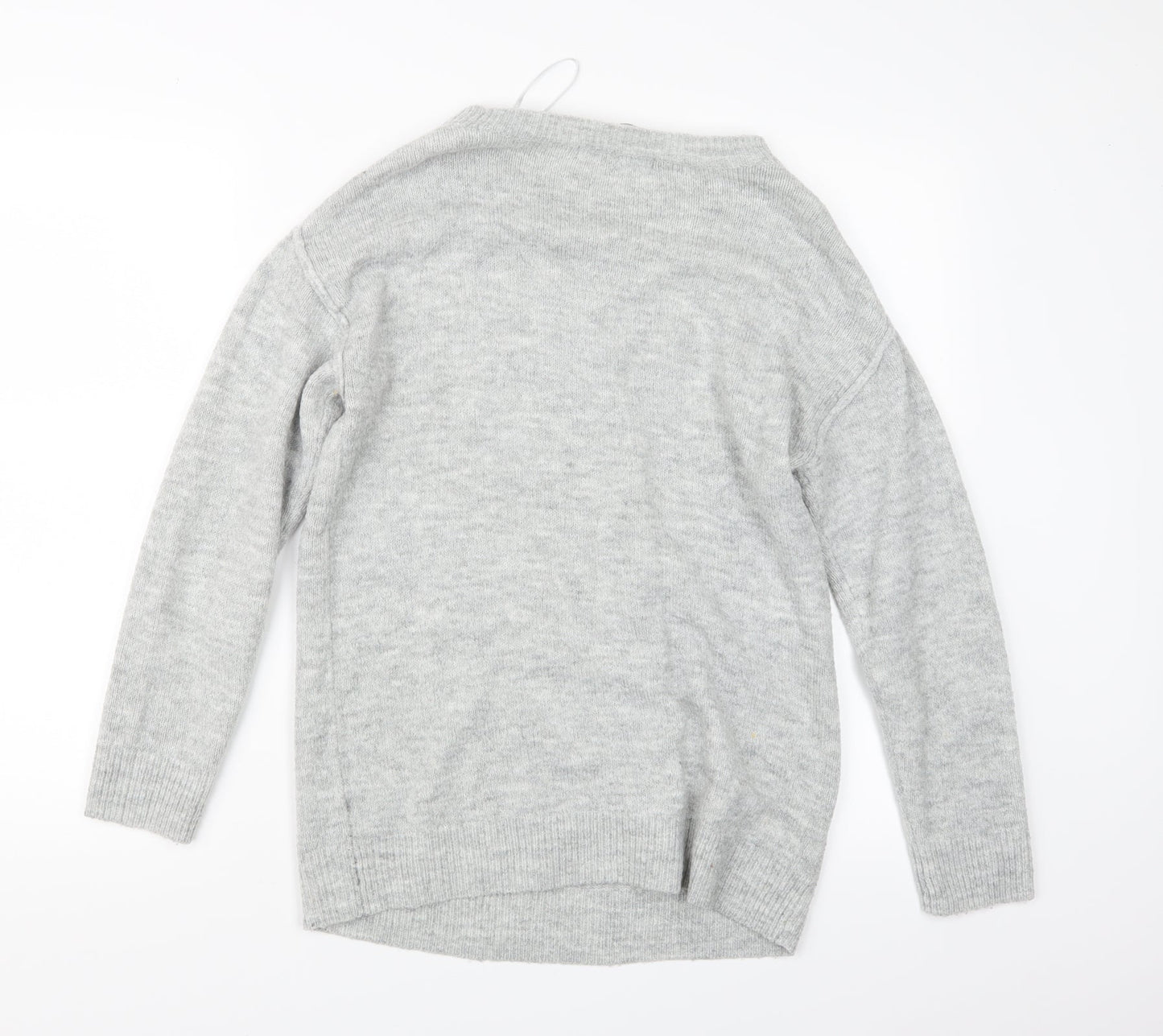 George Womens Grey  Knit Pullover Jumper Size 8