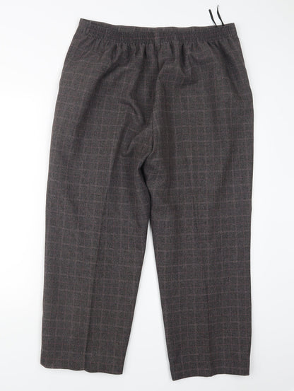 Classics Womens Brown   Trousers  Size 18 L25 in