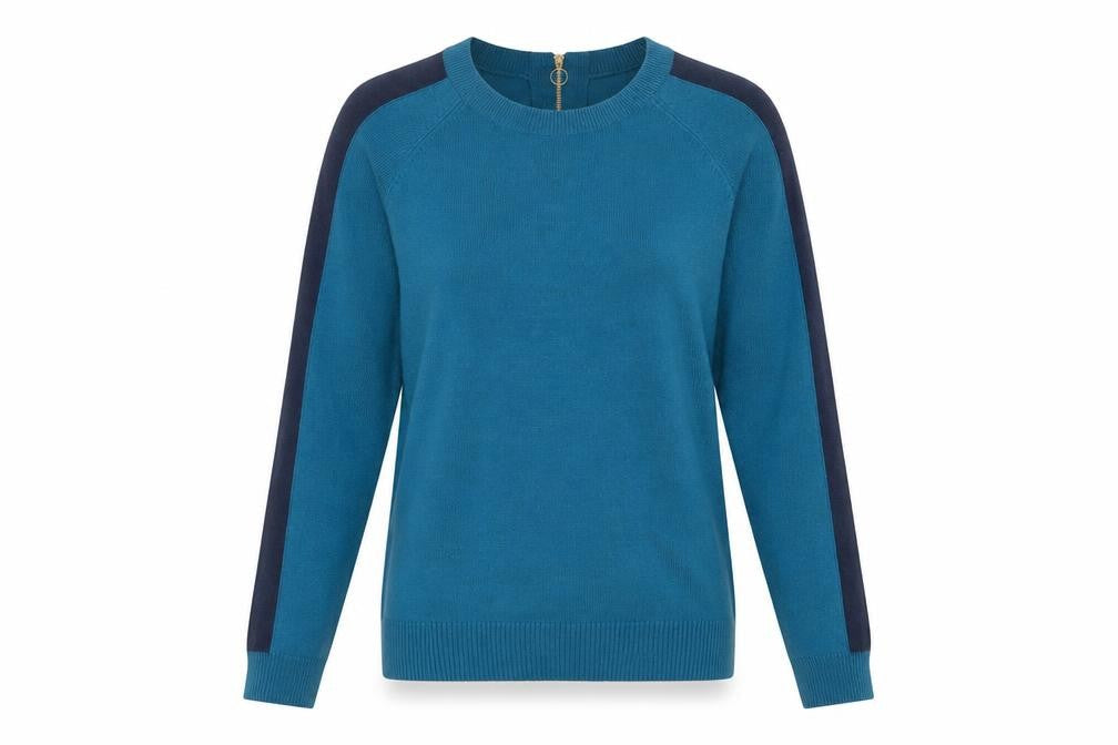 Womens UK Size 8 TU Blue Pullover Jumper