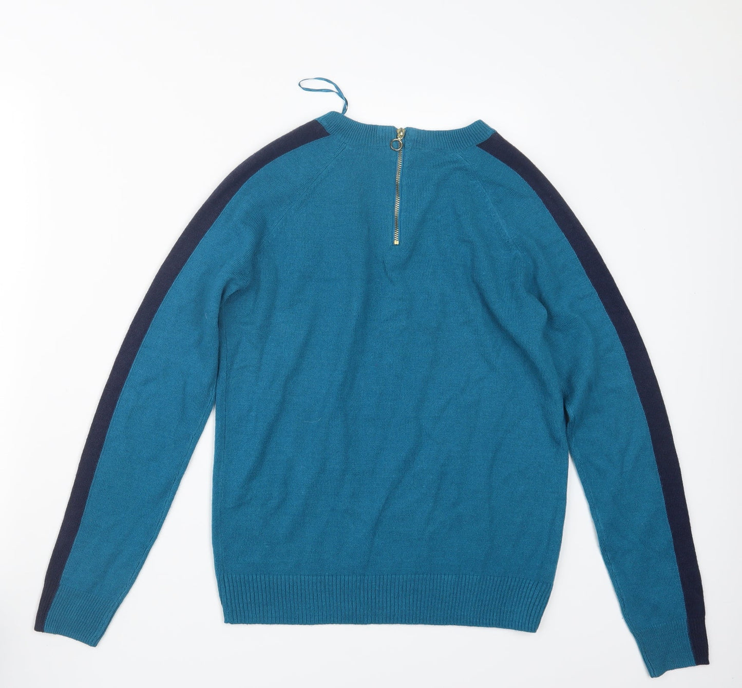 TU Womens Blue  Knit Pullover Jumper Size 8