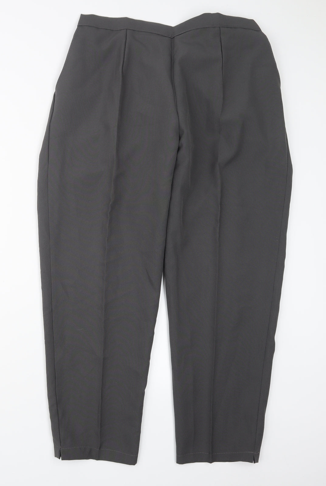 Womens UK Size 18 Preworn Regular Fit  Grey Trousers