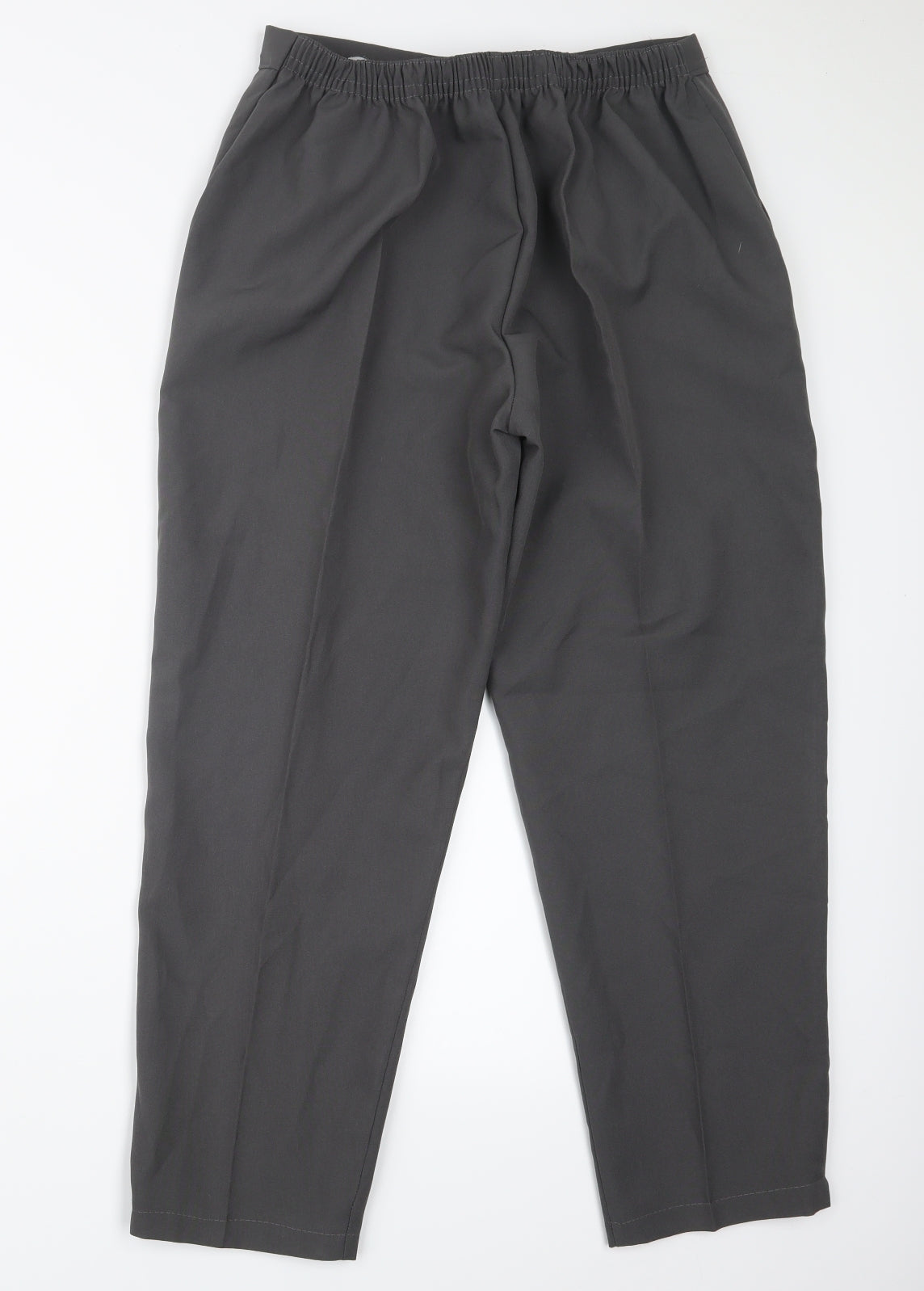 Womens UK Size 18 Preworn Regular Fit  Grey Trousers