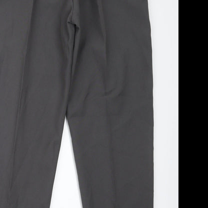 Womens UK Size 18 Preworn Regular Fit  Grey Trousers