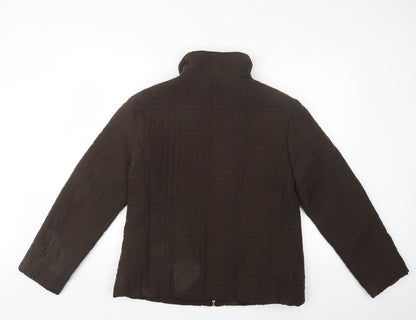 Womens UK Size 16 Canda Brown Jacket