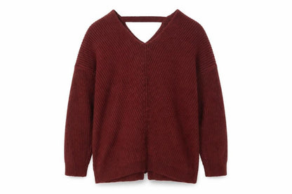 Womens UK Size M New Look Red Pullover Jumper