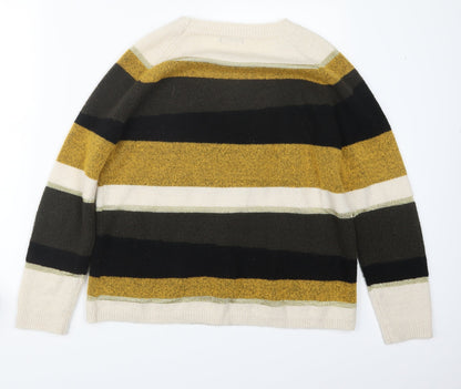 Womens UK Size 14 M&Co Yellow Pullover Jumper