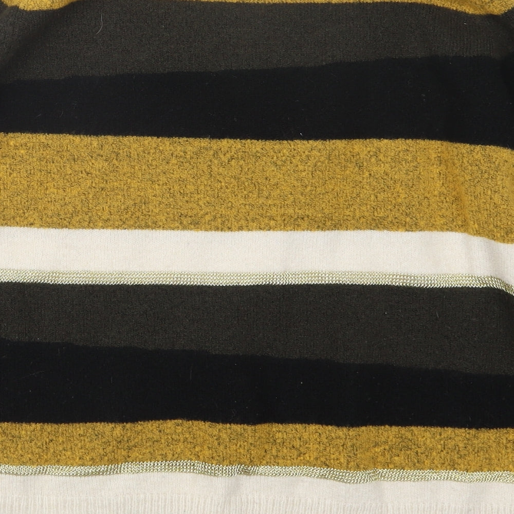 Womens UK Size 14 M&Co Yellow Pullover Jumper