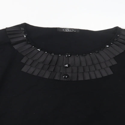 Womens UK Size S BM Black Pullover Jumper