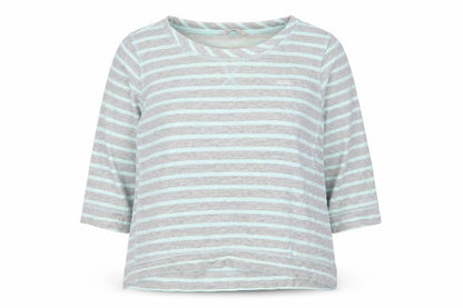 Marks and Spencer Womens Grey Striped  Pullover Jumper Size 16