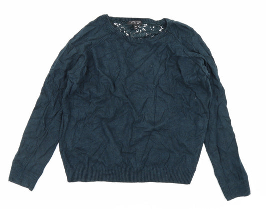 Topshop Womens Blue   Pullover Jumper Size 10