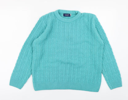 Mexe Womens Green  Knit Pullover Jumper Size M