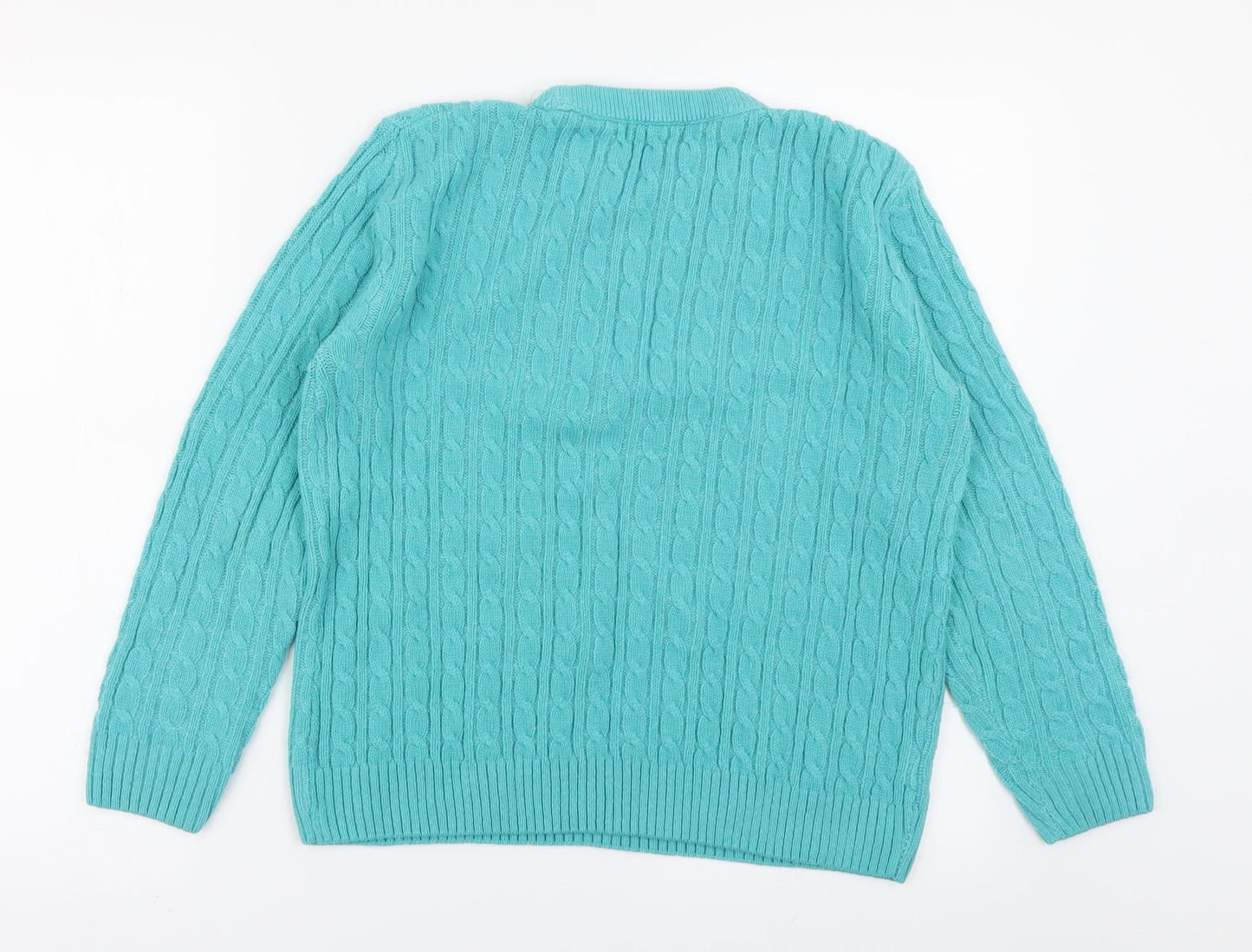 Mexe Womens Green  Knit Pullover Jumper Size M