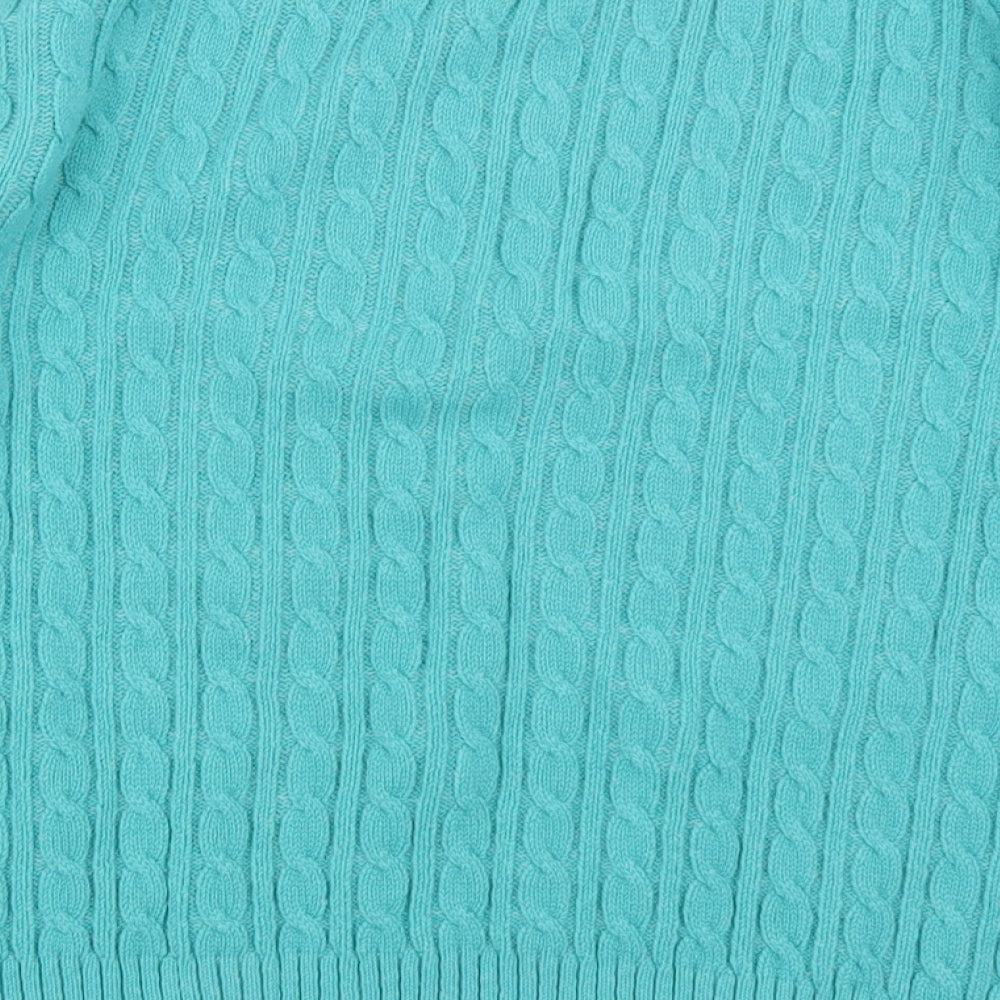 Mexe Womens Green  Knit Pullover Jumper Size M