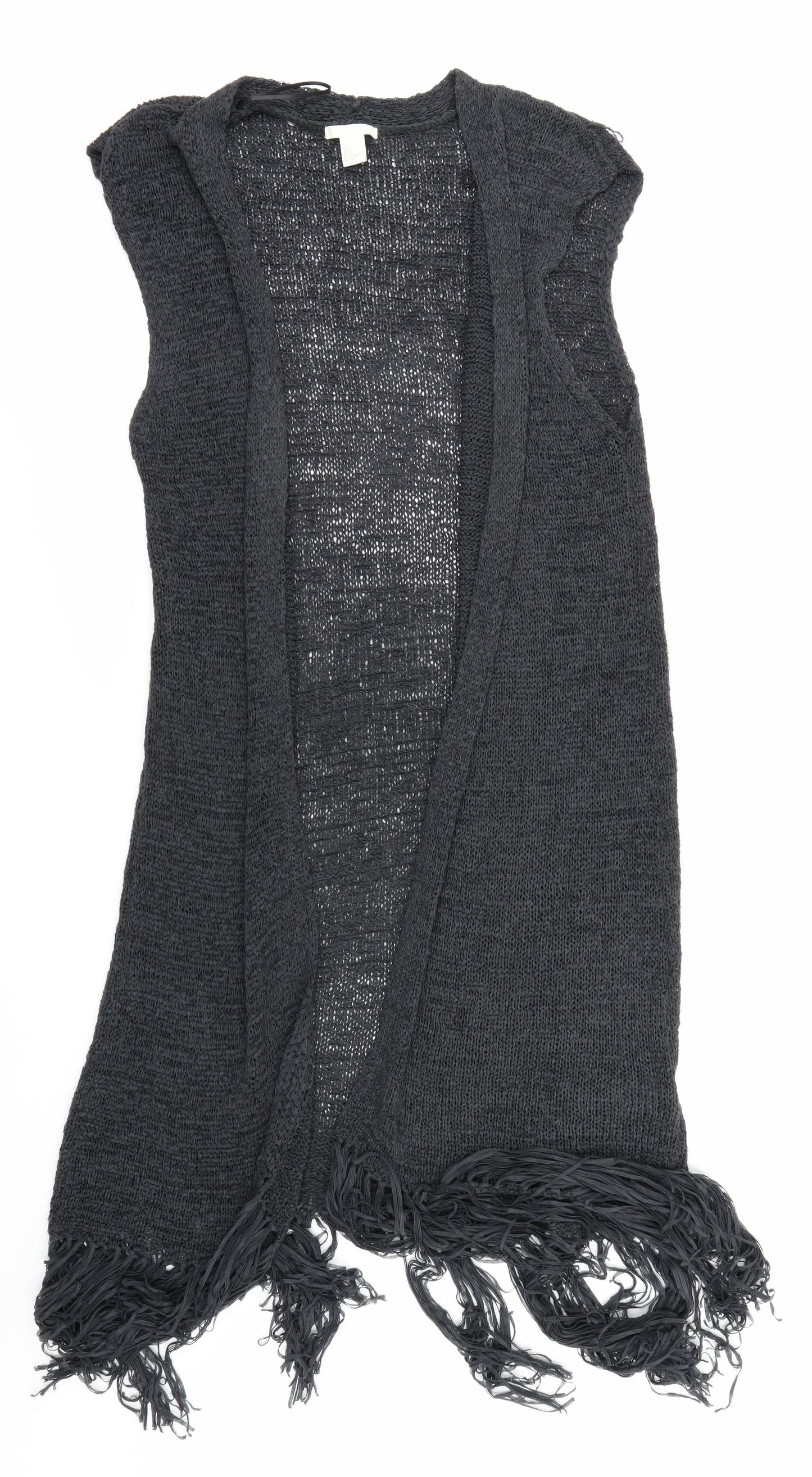 Womens UK Size S H&M Grey Cardigan Jumper