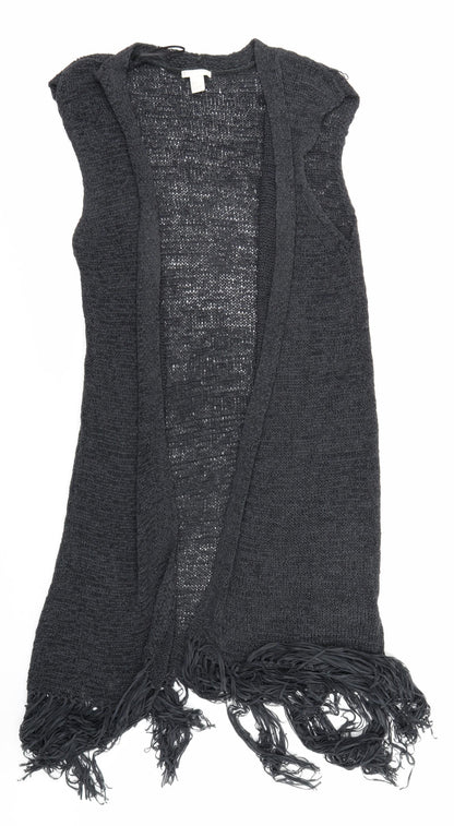 Womens UK Size S H&M Grey Cardigan Jumper