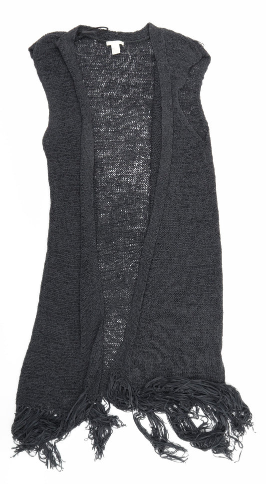 Womens UK Size S H&M Grey Cardigan Jumper