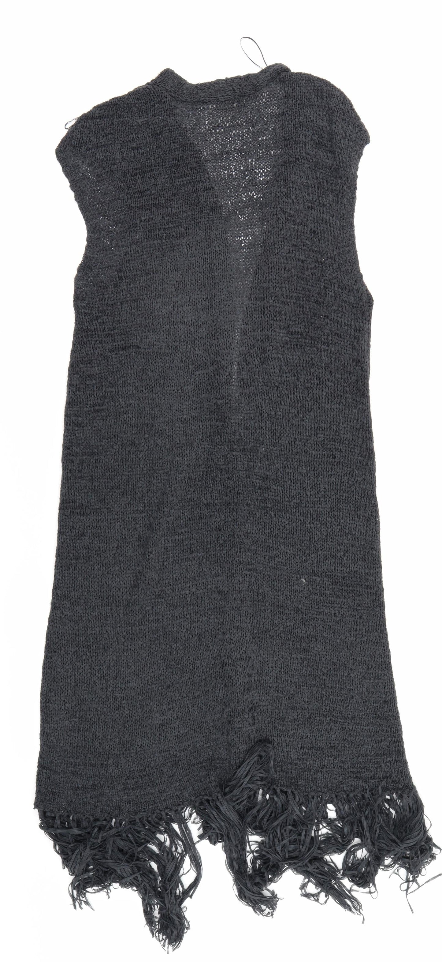 Womens UK Size S H&M Grey Cardigan Jumper