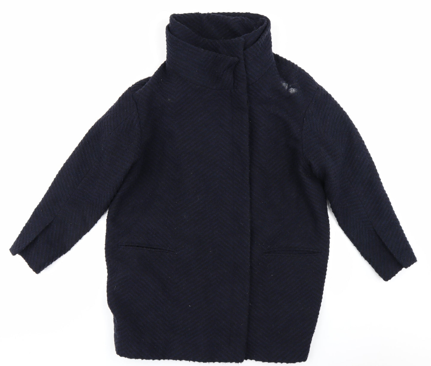 Womens UK Size 8 ASOS Blue Overcoat