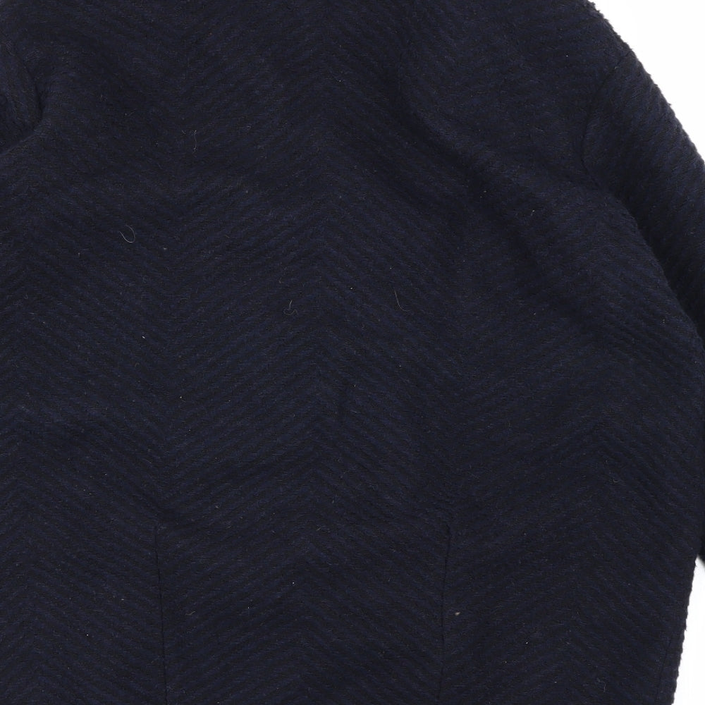 Womens UK Size 8 ASOS Blue Overcoat