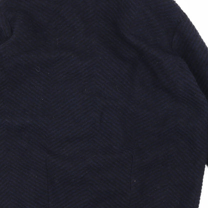 Womens UK Size 8 ASOS Blue Overcoat