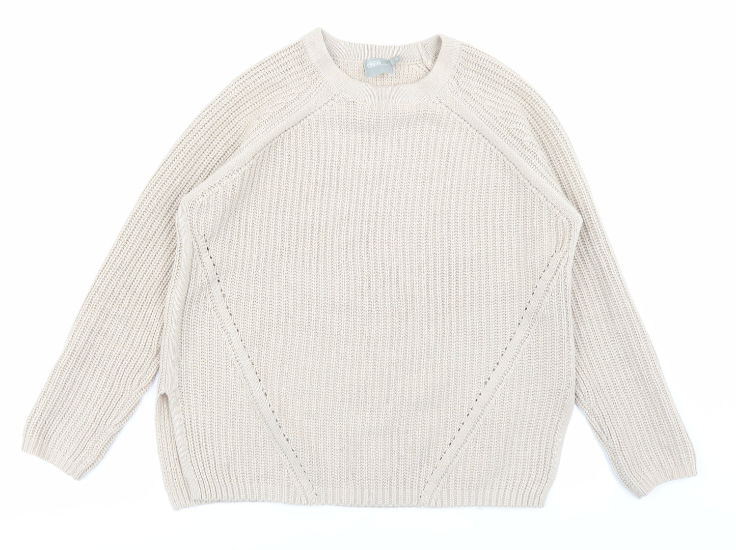 Womens UK Size 6 ASOS Beige Pullover Jumper
