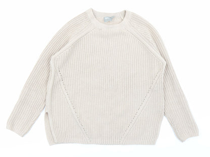 Womens UK Size 6 ASOS Beige Pullover Jumper