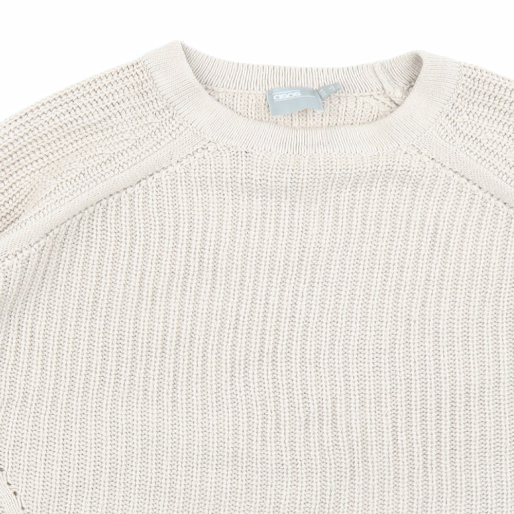 Womens UK Size 6 ASOS Beige Pullover Jumper
