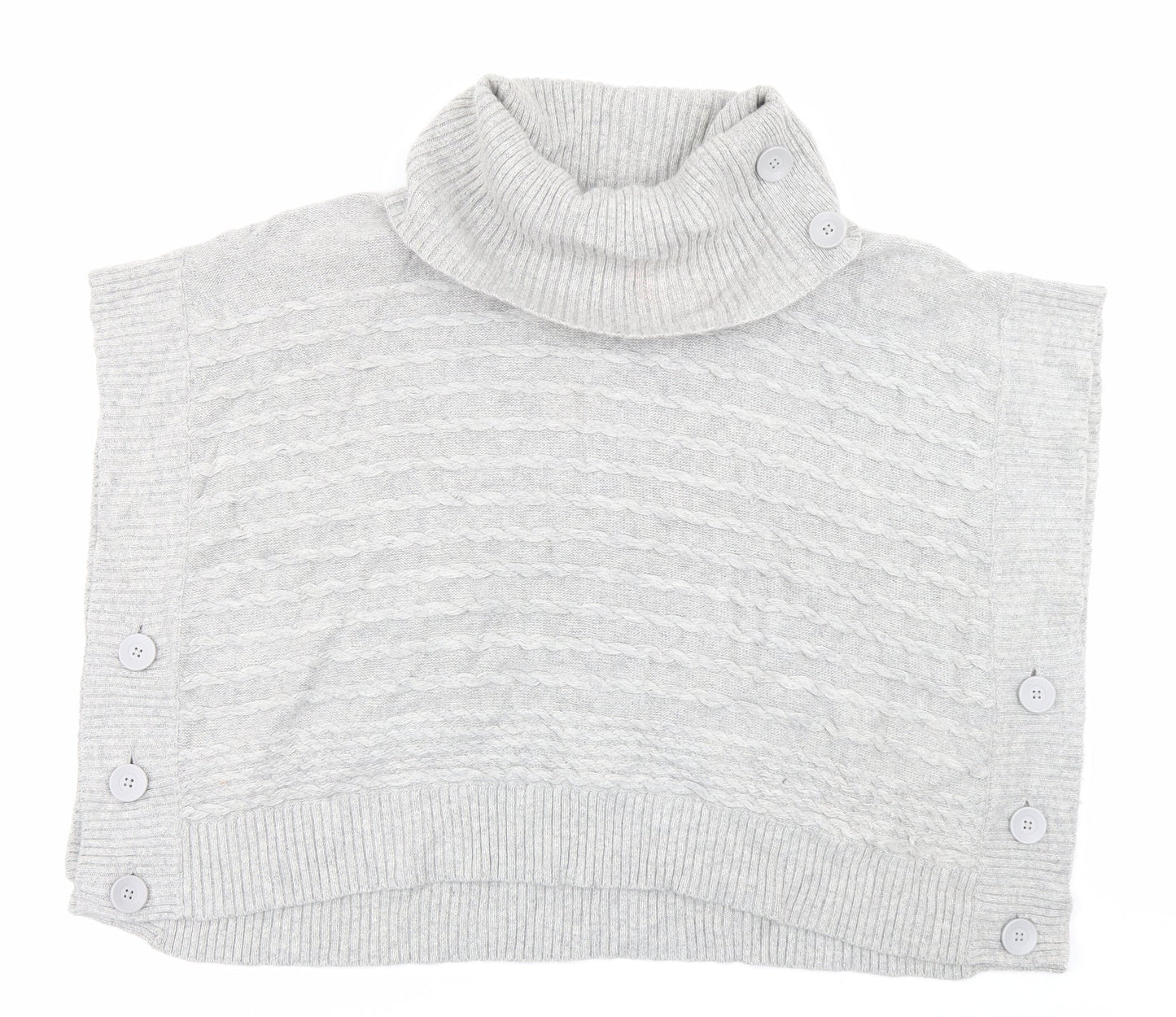 Womens UK Size S Monsoon Grey Shrug Jumper