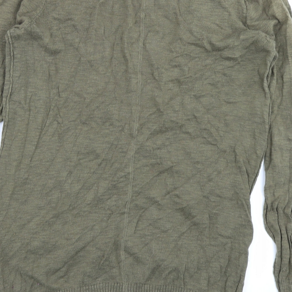 Lindex Womens Green   Cardigan Jumper Size S