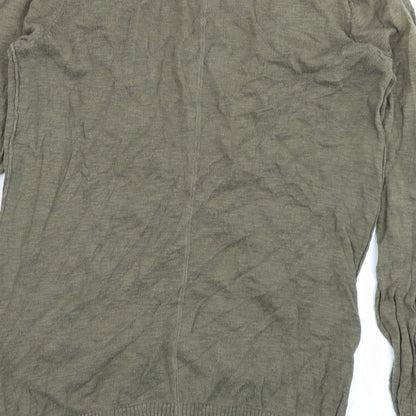 Lindex Womens Green   Cardigan Jumper Size S