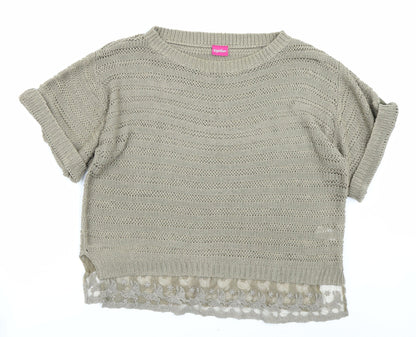 Womens UK Size 20 Together Brown Pullover Jumper
