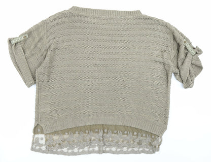 Womens UK Size 20 Together Brown Pullover Jumper