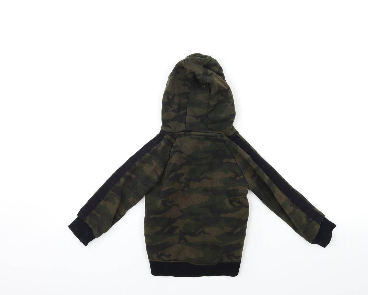 Primark Boys Green Camouflage  Pullover Hoodie Size 2-3 Years