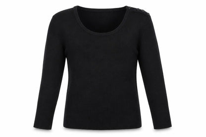 BHS Girls Black  Knit Pullover Jumper Size 13 Years