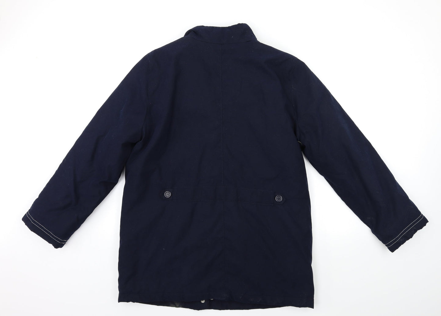 Womens UK Size 16 Marks and Spencer Blue Overcoat