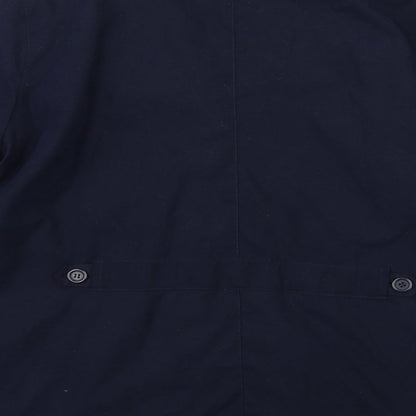 Womens UK Size 16 Marks and Spencer Blue Overcoat