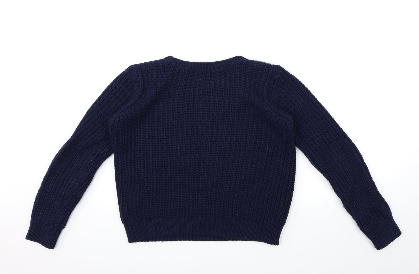 Dorothy Perkins Womens Blue  Knit Pullover Jumper Size 14