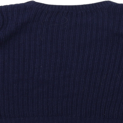 Dorothy Perkins Womens Blue  Knit Pullover Jumper Size 14