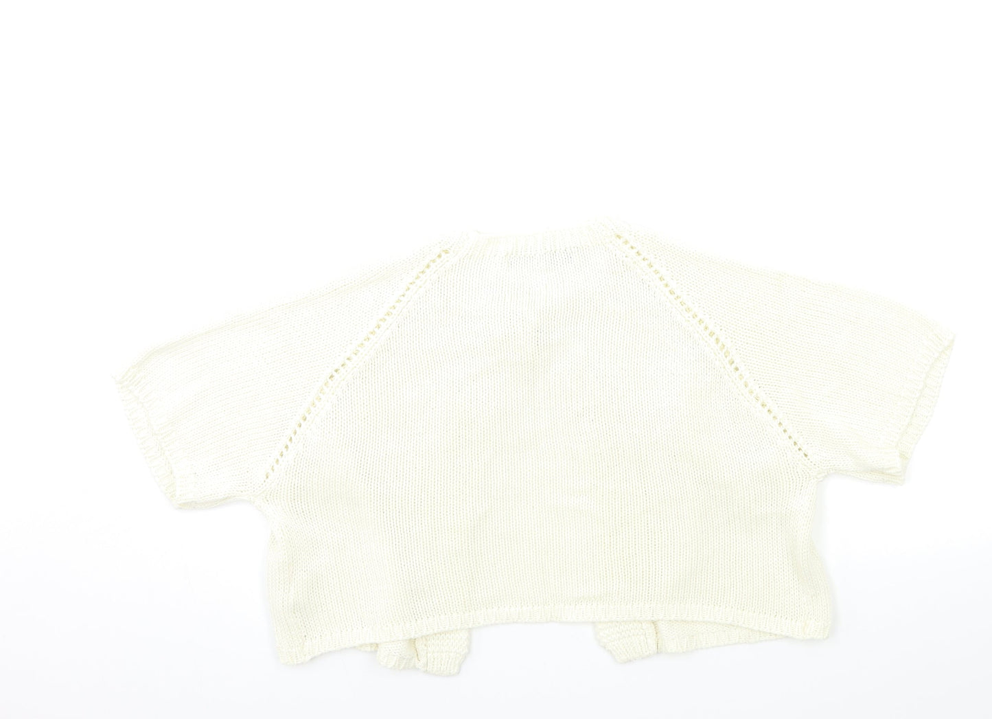 Womens UK Size M Zara Beige Cardigan Jumper