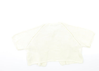 Womens UK Size M Zara Beige Cardigan Jumper