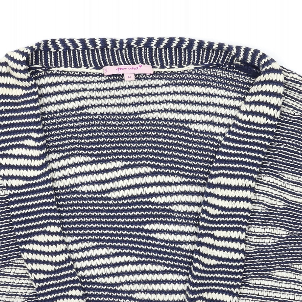 Womens UK Size M Per Una Blue Cardigan Jumper