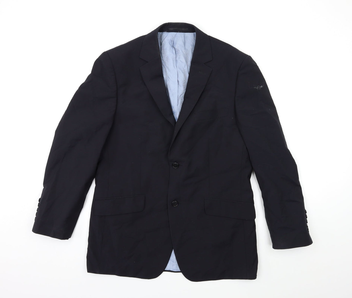Mens UK Size 40 Preworn Regular Black Suit Jacket