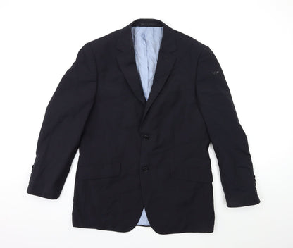 Mens UK Size 40 Preworn Regular Black Suit Jacket