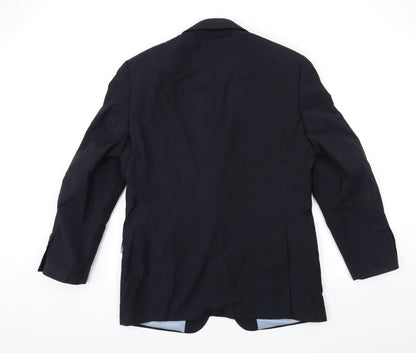 Mens UK Size 40 Preworn Regular Black Suit Jacket