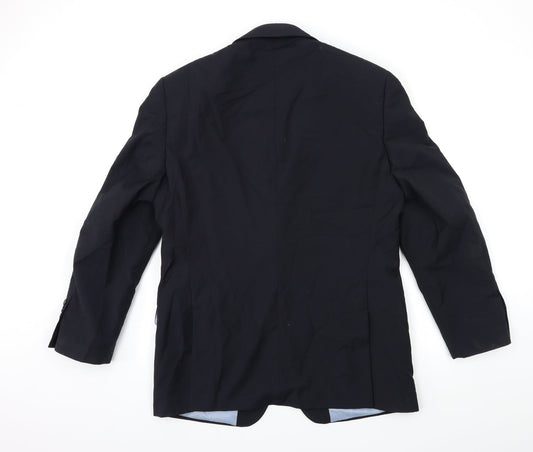 Mens UK Size 40 Preworn Regular Black Suit Jacket